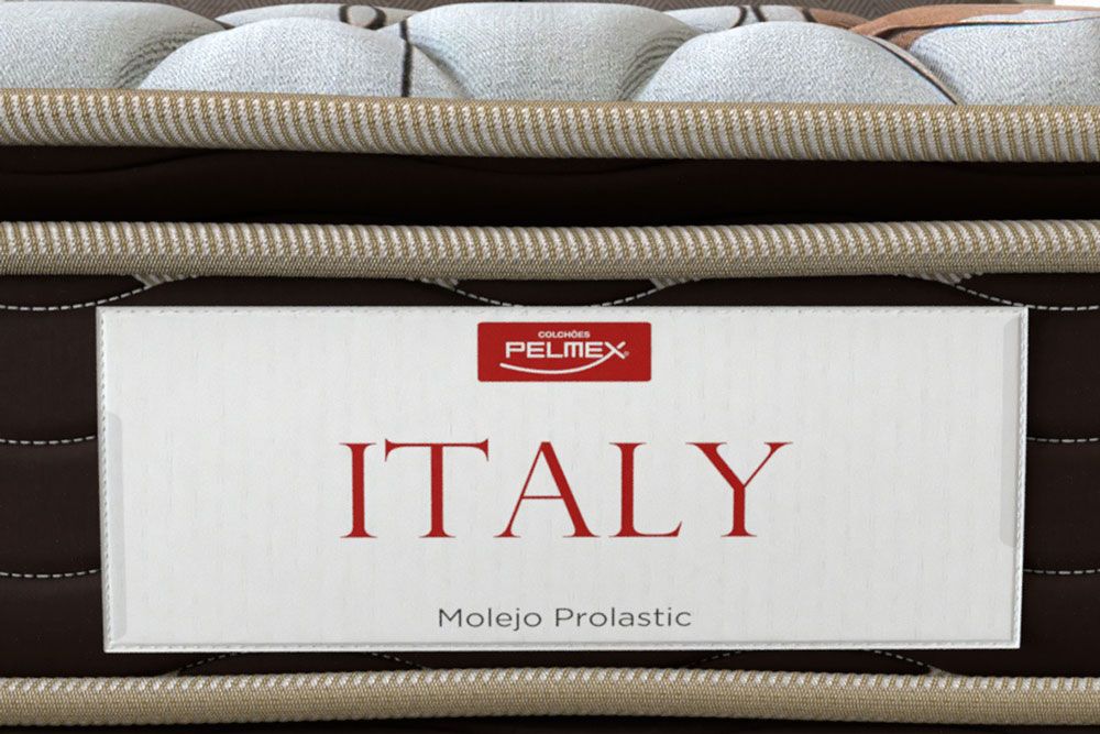 Conjunto Box - Colchão Probel Molas Prolastic Italy + Cama Box Nobuck Nero Black