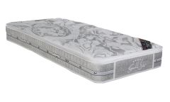 Colchão Castor de Molas Ensacadas Pocket Super luxo Látex SLX Euro Pillow One Face - Colchão Solteiro - 0,88x1,88x0,30 - Sem Cama Box
