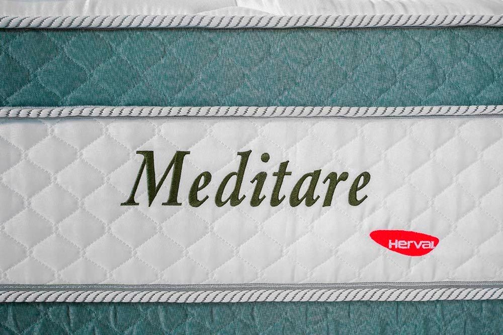 Conjunto -Box+Auxiliar Bianco+Colchão Herval Ensacadas MasterPocket Meditare