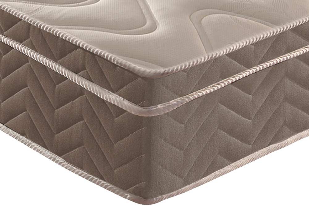 Cama Box Baú c/Auxiliar: Colchão Anatômico Paropas D33 Confort Ultra Firme Euro Pillow + Base CRC Courano White