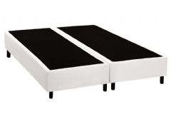 Cama Box Base Universal CRC Courano White - Cama Box Queen Size - 1,58x1,98x0,20 - Sem Colchão 