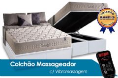 Conjunto Colchão Anjos Ensacadas MasterPocket Commodite c/Massagem+Cama Baú