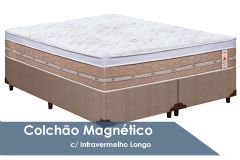 Cama Box: Colchão Magnético Castor Tecnopedic  Niponpedic + Base CRC Courano Clean